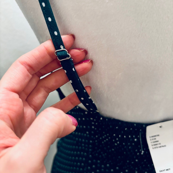 Urban Outfitters New Green Polka Dot Mini Dress S - Picture 9 of 12